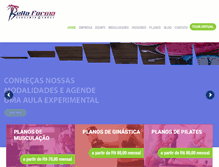 Tablet Screenshot of bellaformaacademia.com